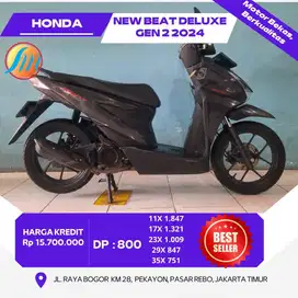 HONDA NEW BEAT DELUXE DP MURAH, MOTOR BERKUALITAS, SIAP PAKAI