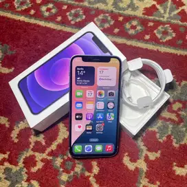Iphone 12 Mini 64GB Purple Sinyal Aman IMEI resmi Bea Cukai