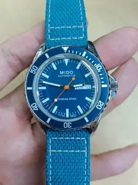 jam pria mido ocean Star tribute ori bekas pakai sangat Bagus normal