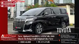 Toyota New Alphard Facelift G ATPM NIK 2018 Black On Beige Full Origin