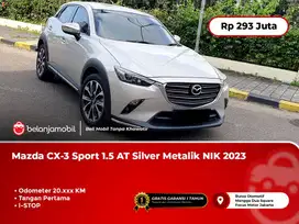 [LOW KM] Mazda CX-3Sport 1.5 AT Silver Metalik 2023/2024