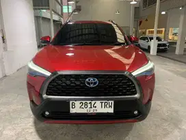 Toyota Corolla Cross Hybrid 1.8 AT 2021 Merah Garansi Mesin Transmisi