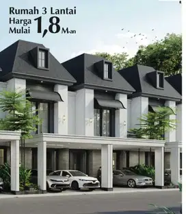 HARGA LAUNCHING!! FREE BPHTB CLUSTER 3 LANTAI TERMURAH 5 MENIT LRT