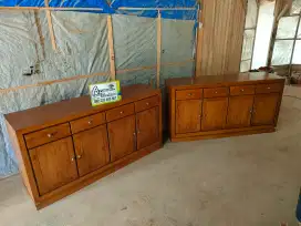 Bufet minimalis kabinet READY STOCK siap kirim full jati