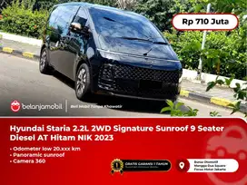 Hyundai Staria 2.2L 2WD Signature 9 Seater Diesel AT Hitam 2023/2024