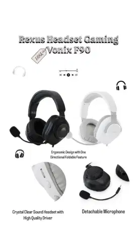 Headphone gaming rexus F90