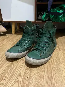 Jual Converse CT Hi Rubber Gloom Green