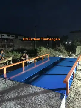Jembatan Timbang kapasitas 15-20ton portabel knockdown