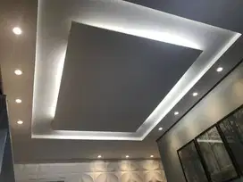 Pasang Plafon Partisi Jasa Tukang Wall Moulding Sekat PVC GRC Gypsum