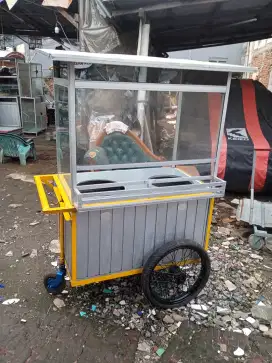 Gerobak jualan siap pakai