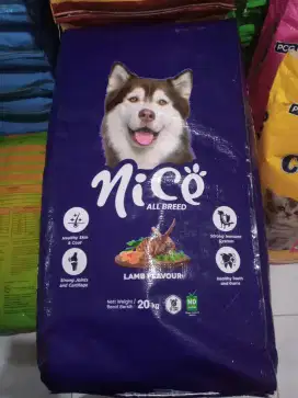 Dogfood Nice lamb beef 20kg 20 kg makanan anjing bagus murah