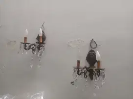 Di jual 1 set lampu kristal kondisi masih bagus