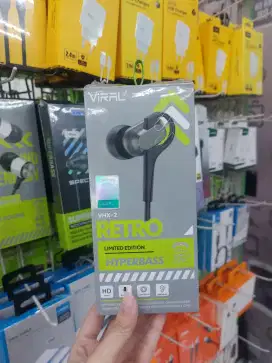 viral earphone kabel stereo