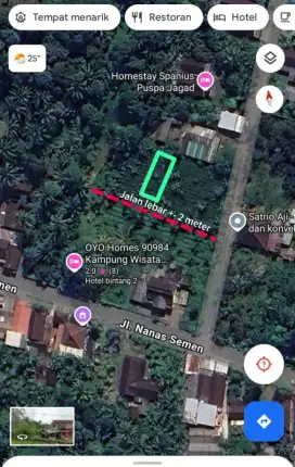 Dijual Tanah Kebun / Tegal