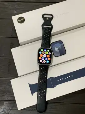 iWatch 9 45mm Silver Garansi iBox Fullset Original