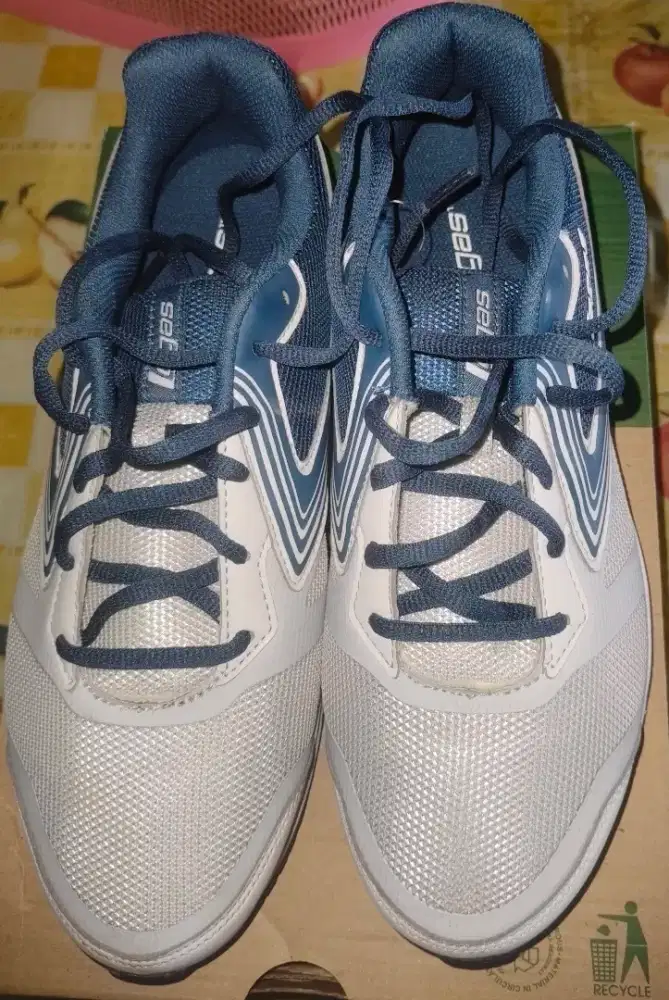 Sepatu Legas Lunat Rock Blue White Ukuran 43