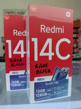 Xiaomi Redmi 14C 6GB+6GB/128GB,Baru,Segel Box,Garansi Resmi,Original,