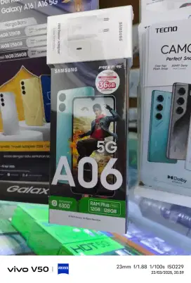 Samsung A06 5G 6GB+6GB/128GB ,Baru,Segel Box,Garansi Resmi,Original