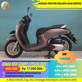 HONDA NEW SCOOPY STYLISH 2021 CASH/KREDIT DP MURAH SYARAT MUDAH