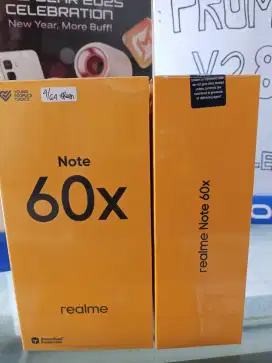 Realme Note 60x 4GB+4GB/64GB,Baru,Segel Box,Garansi  Resmi