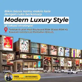 Hampton Studio Loft Fasad Modern Hadap Main Boulevard