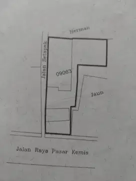 dijual cepat gudang dipasar Kemis