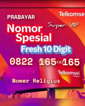 Telkomsel Super Cantik Nomer Religius 165 165