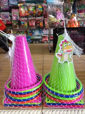 mainan anak cone ring