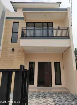 Rumah Dijual Di Regensi Melati Mas 2 Lantai Baru Minimalis Modern