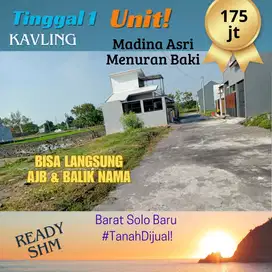 TANAH KAVLING DIJUAL DI MENURAN BAKI  SELATANSOLO BARU