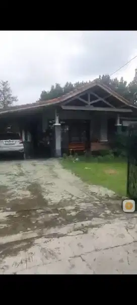 jual lahan luas + rumah kecil