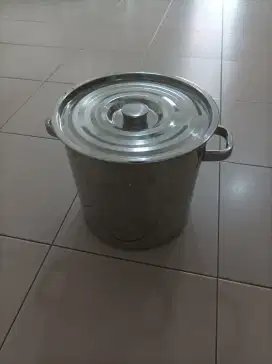 Dandang stainless tebal baru include tutup