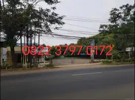 Disewakan Ruang Usaha Luas Ada Bangunan di Jalan Raya Narogong Bekasi