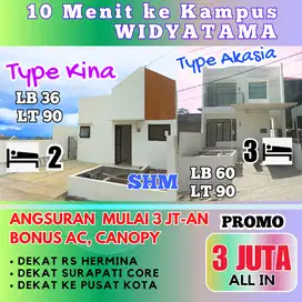 PROMO 3 JT ALL IN! kamu sdh dpt rumah secantik ini 15mnt ke Widyatama
