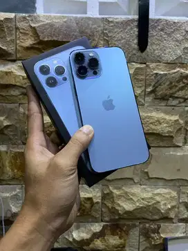 Iphone 13 pro max 128gb iBox sierra blue lengkap original bisa TT
