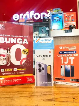 REDMI NOTE 14 5G 8/256gb Bisa credit cukup ktp saja