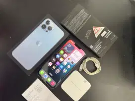 Iphone 13 Pro Max 256GB Sierra Blue Ex ibox Mulus Lengkap bisa COD
