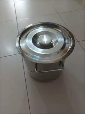 Dandang kecil stainless tebal inc tutup