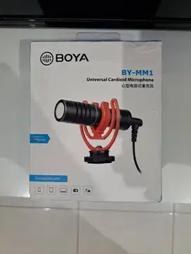 Microphone BOYA BY-MM1 untuk smartphone DSLR PC camcorder vlog