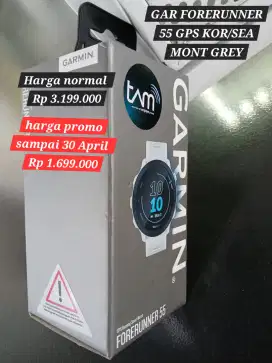 Garmin Forerunner 55 GPS Mont Grey (KOR/SEA)