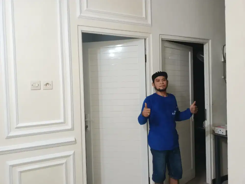 Jual pintu alumunium warna putih awet dan kokoh