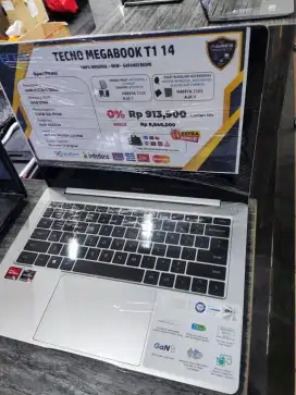 Cicilan Bunga 0% Laptop Tecno Megabook T1 14