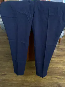 Celana Bahan Panjang H&M Navy