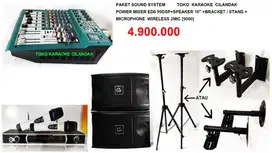 paket sound system karaoke murah