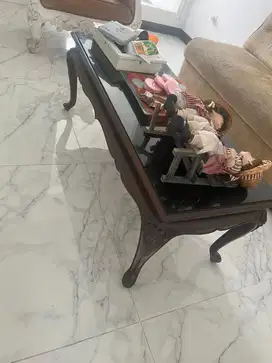 Sofa dan meja jati