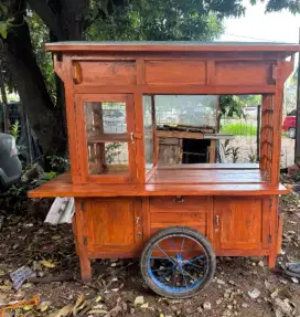 gerobak angkringan dan tenda