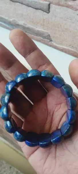 Natural Lapiz lazuli gelang