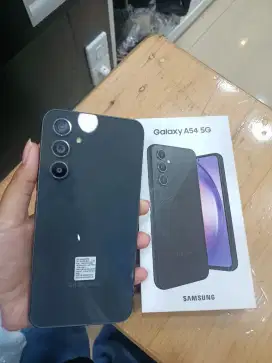 Second Samsung A54 5G  8/256 Gb sein garansi resmi