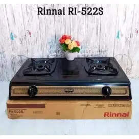 Kompor Rinai 2 Tungku 522S Baru