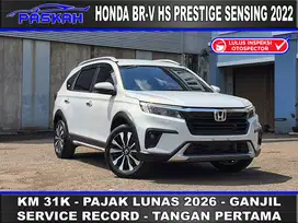 SENSING Km=31k BUNGA=5.5% PAJAK=1Tahun GanjiL HONDA BRV PRESTIGE 2022
